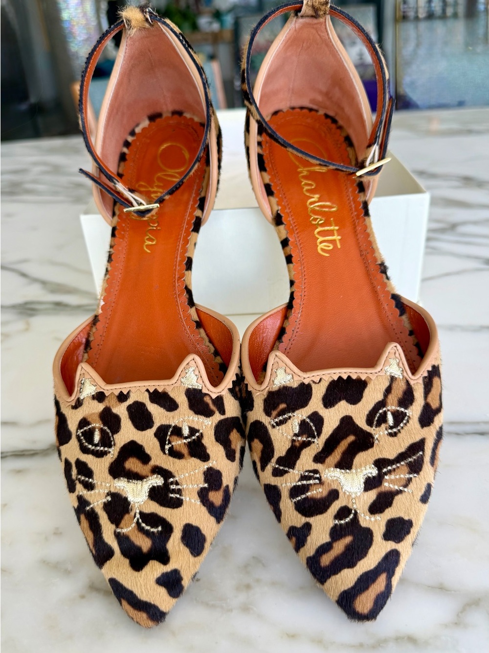 Charlotte Olympia Brogue Kitty flats